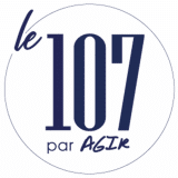 Logo Le 107 by Agir
